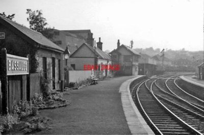 PHOTO  BASSALEG RAILWAY STATION MONMOUTHSHIRE 1962 BandM NEWPORT - BASSALEG JUNCTI
