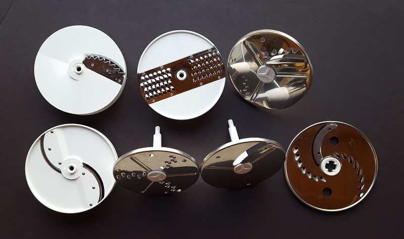 Moulinex La Machine Type A77 Food Processor Blades Lot of 7 Assorted