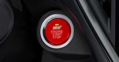Genuine OEM Subaru STI Logo Red Starter Switch WRX STi Forester H5010VC000