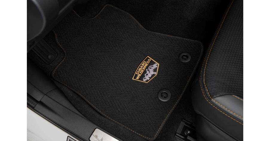 2024 2025 Subaru Crosstrek Wilderness Logo Carpeted Floor Mats