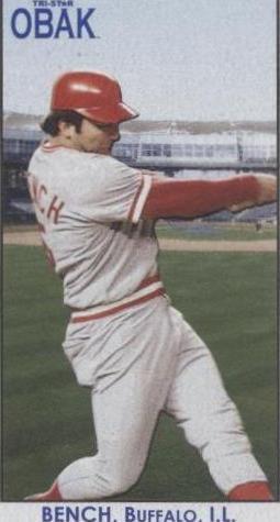 2010 TRISTAR Obak - Johnny Bench #16