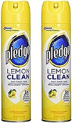 Pledge 9.7Oz Furniture Cleaner Lemon Scent 3-Pack