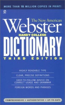 The New American Webster Handy College Dictionary: New Third Edition by 