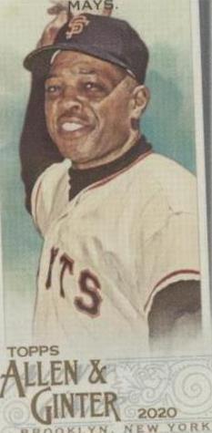 2020 Topps Allen & Ginter's - Willie Mays No391