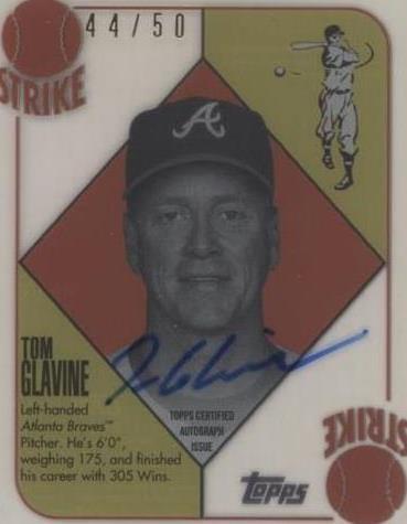 2020 Topps Clearly Authentic Autographs - Tom Glavine #51A-TG