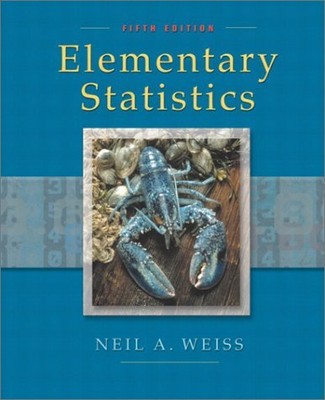 ELEMENTARY STATISTICS (5TH EDITION) By Neil A. Weiss - Hardcover Mint Condition