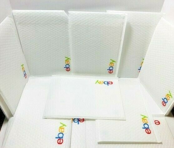 eBay Branded Shipping Supplies Padded Airjacket Bubble Envelopes 8.5"x 11.25"