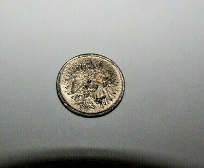 #A2333,Rare Miniature Coin-L C Lauer,Austria,10 Heller,Silvered,1894