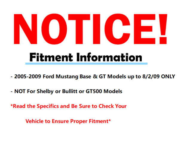 2005 2006 2007 2008 Ford Mustang Base GT Front Strut Control Arms Suspension Kit