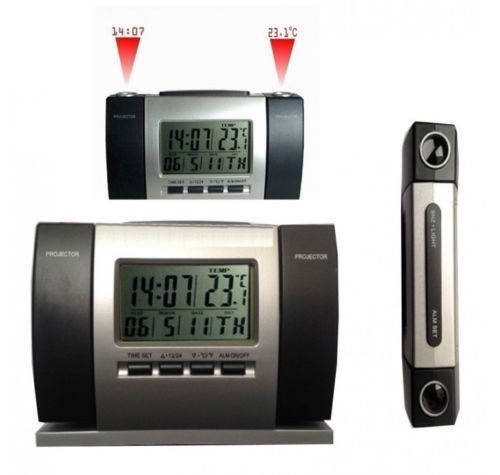 Sveglia DS-503 Orologio A Proiezione Temperatura Schermo Lcd Data Calendario hsb