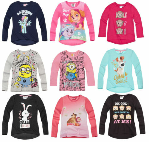 CHEEREAM Girls Long Sleeve T-Shirt Dresses Kids Fall A-Line Twirly