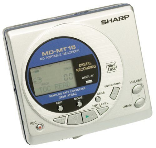 Rare! SHARP MD-DR77-S Portable Minidisc Recorder Tested Rare! SHARP MD-DR77-S Portable Minidisc Recorder Tested