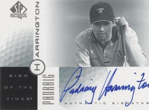 2001 SP Authentic - Padraig Harrington #PH