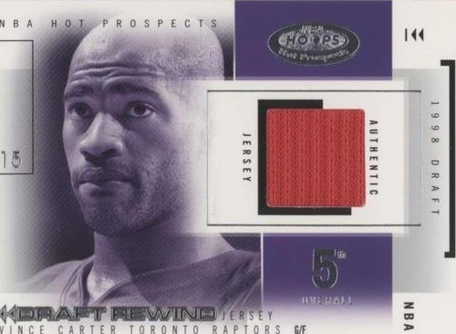 2004-05 Hoops Hot Prospects - Vince Carter #DR/VC