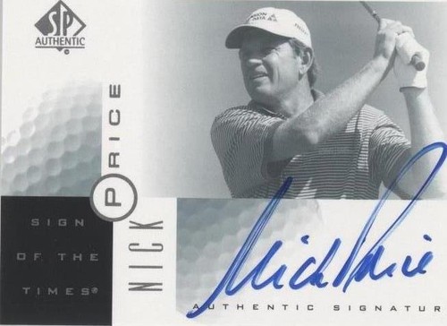 2001 SP Authentic - Nick Price #NP