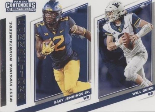2019 Panini Contenders Draft Picks Gary Jennings Jr. Will Grier #14