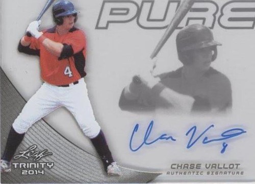 2014 Leaf Trinity - Chase Vallot #P-CV2