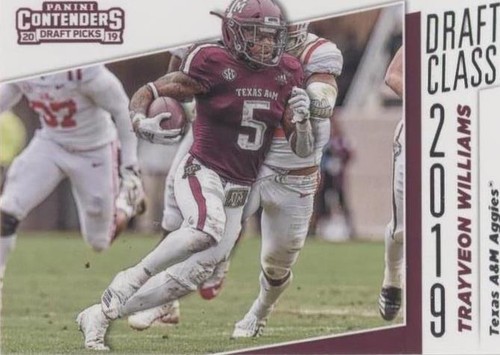 2019 Panini Contenders Draft Picks Trayveon Williams #15