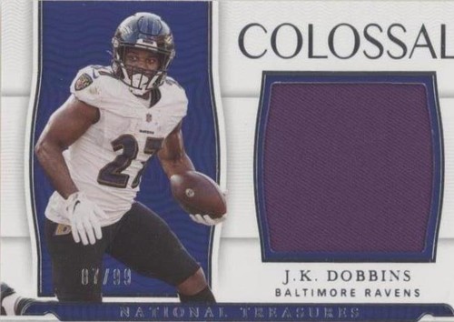 2021 Panini National Treasures J.K. Dobbins #CM-JKD