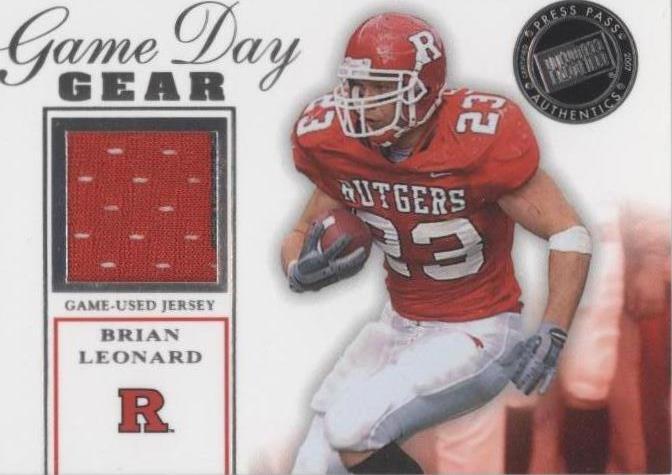 2007 Press Pass SE Brian Leonard #GDG-BL