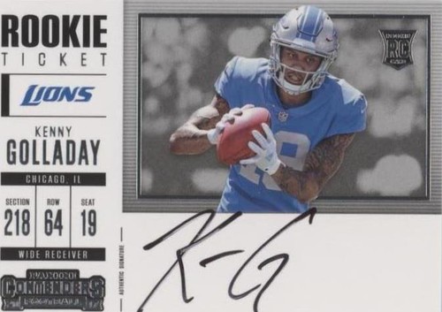 2017 Panini Contenders Kenny Golladay #379