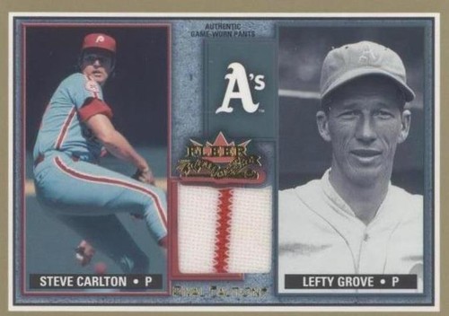 2002 Fleer Fall Classic - Lefty Grove Steve Carlton #RF SC-LG