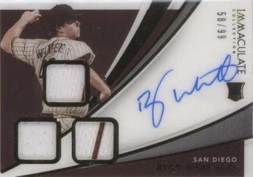 2021 Panini Immaculate Collection - Ryan Weathers #RTS-RW