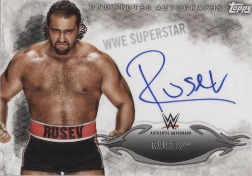 2015 Topps WWE Undisputed - Rusev #UA-RU