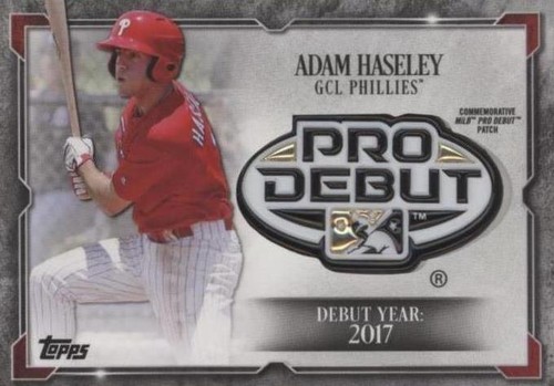 2018 Topps Pro Debut - Adam Haseley #DD-AH