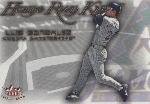 2002 Fleer Triple Crown - Luis Gonzalez #10HK
