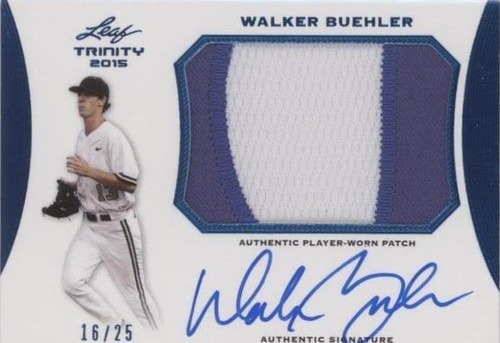 2015 Leaf Trinity - Walker Buehler #PA-WB1