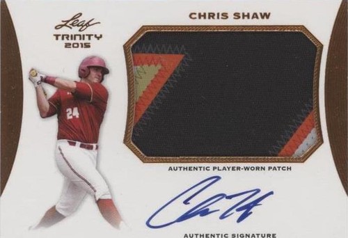 2015 Leaf Trinity - Chris Shaw #PA-CS1