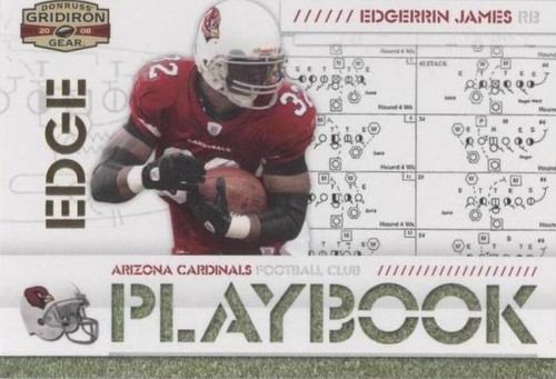 2008 Donruss Gridiron Gear Edgerrin James #PL-25