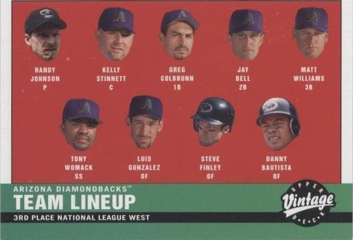 2001 Upper Deck Vintage - Danny Bautista Greg Colbrunn Jay Bell #230