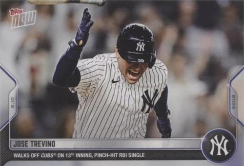 2022 Topps Now - Jose Trevino #329