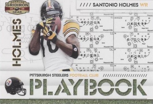2008 Donruss Gridiron Gear Santonio Holmes #PL-20