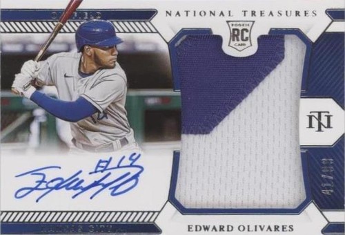 2021 Panini National Treasures - Edward Olivares #221