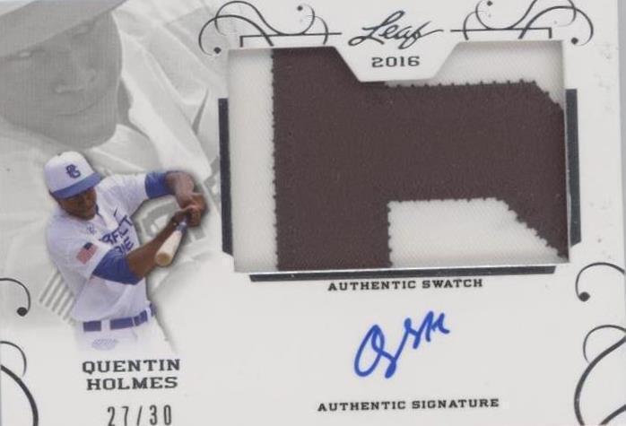 2016 Leaf Perfect Game All-American Classic - Quentin Holmes #PA-QH1