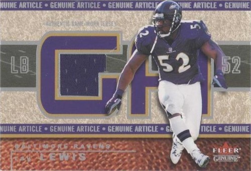 2002 Fleer Genuine Ray Lewis #GA-RL