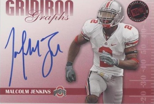 2009 Press Pass Signature Edition Malcolm Jenkins #GG-MJ