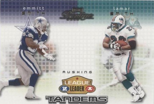 2002 Playoff Prestige Emmitt Smith Lamar Smith #LL13