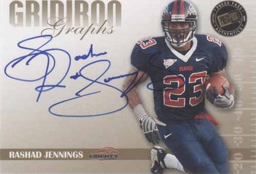 2009 Press Pass Signature Edition Rashad Jennings #GG-RJ