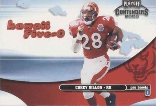 2000 Playoff Contenders Corey Dillon #H5O-6