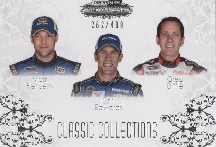 2012 Press Pass Showcase - Carl Edwards Greg Biffle Matt Kenseth #54