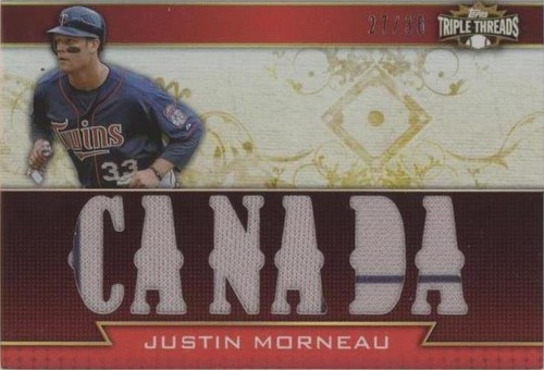 2011 Topps Triple Threads - Justin Morneau #TTR-57