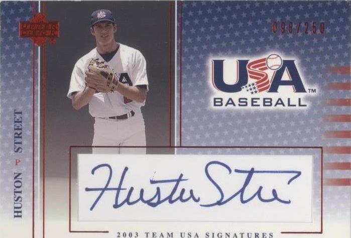 2003 Upper Deck USA Baseball - Huston Street #S-4