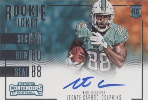 2016 Panini Contenders Leonte Carroo #373