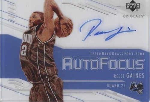 2003-04 UD Glass - Reece Gaines #RG