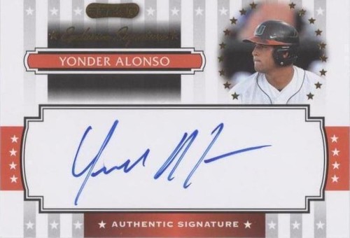 2008 Razor Signature Series - Yonder Alonso #ES-6