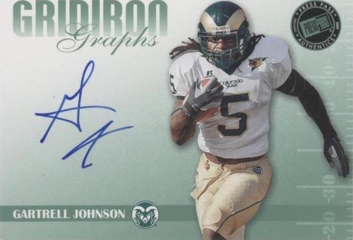 2009 Press Pass Signature Edition Gartrell Johnson #GG-GJ
